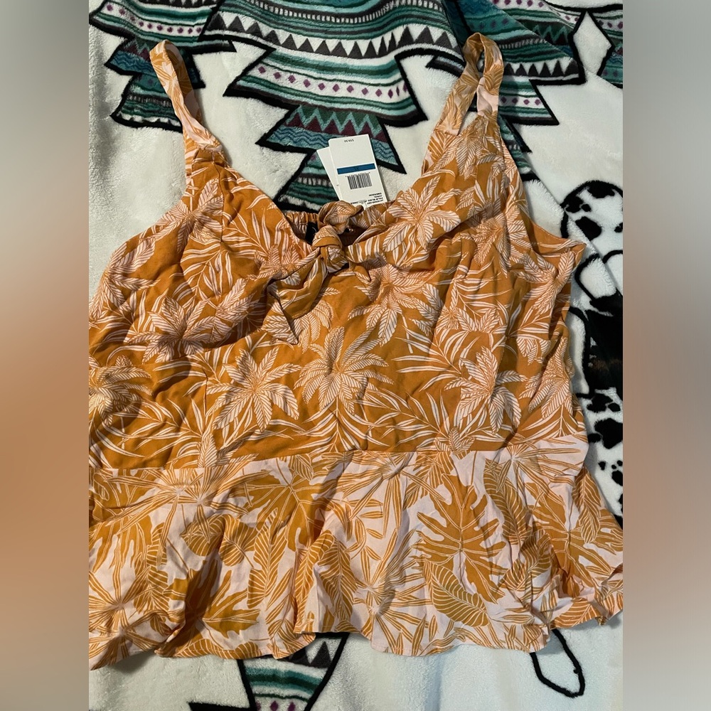 Jessica Simpson Palm Bliss top size xl
